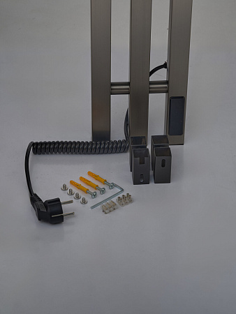 Полотенцесушитель электрический Teso Azaro Stick Cube 12SF3GM 1200x120 оружейная сталь Полотенцесушитель электрический Teso Azaro Stick Cube 12SF3GM 1200x120 оружейная сталь