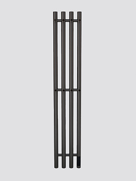 Полотенцесушитель электрический Teso Azaro Stick 12SY4GM 1200x180 оружейная сталь