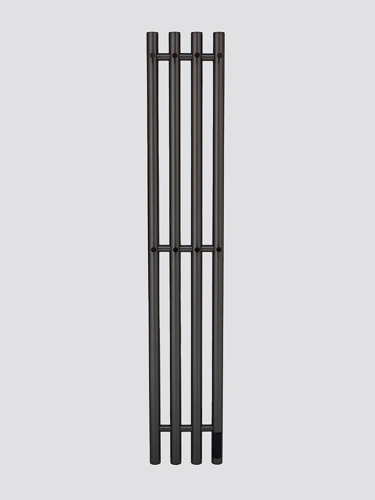 Полотенцесушитель электрический Teso Azaro Stick 12SY4GM 1200x180 оружейная сталь — Изображение 1