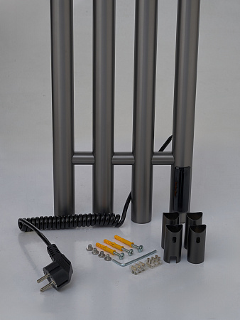 Полотенцесушитель электрический Teso Azaro Stick 12SY4GM 1200x180 оружейная сталь Полотенцесушитель электрический Teso Azaro Stick 12SY4GM 1200x180 оружейная сталь