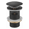Донный клапан BELZ BX01-7 с переливом, черный Донный клапан BELZ BX01-7 с переливом, черный