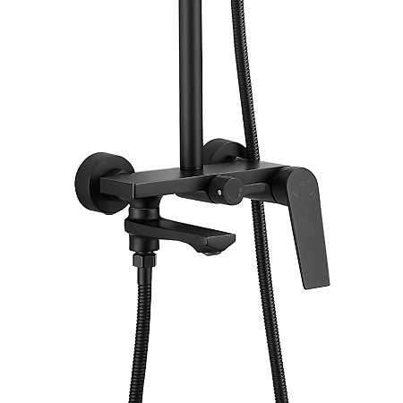 Душевая система BELZ B24533-7 черный Душевая система BELZ B24533-7 черный