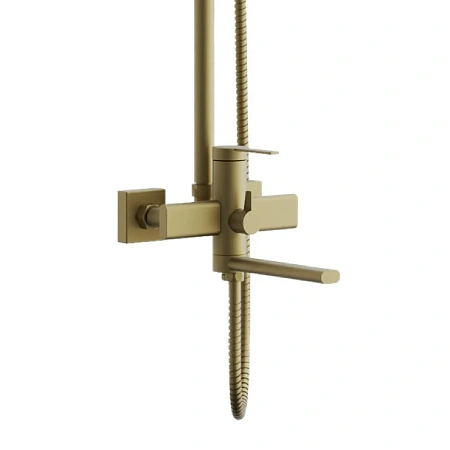 Душевая система BELZ B24813-5 брашированное золото Душевая система BELZ B24813-5 брашированное золото