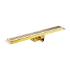 Душевой лоток BELZ B31500-5 брашированное золото Душевой лоток BELZ B31500-5 брашированное золото