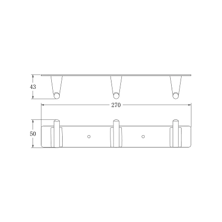 Крючок BELZ B91515-3 белый Крючок BELZ B91515-3 белый