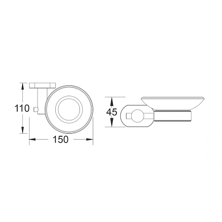 Мыльница BELZ B90102 черный Мыльница BELZ B90102 черный