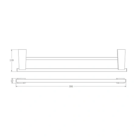 Полотенцедержатель BELZ B91509 белый Полотенцедержатель BELZ B91509 белый