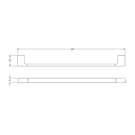 Полотенцедержатель BELZ B90601 хром Полотенцедержатель BELZ B90601 хром