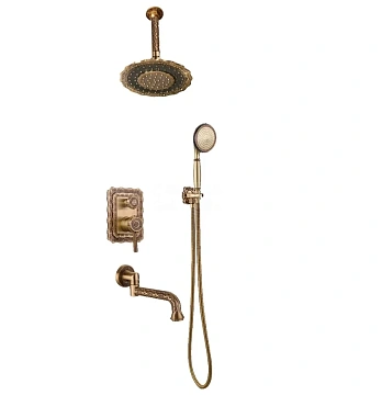 Душевая система Bronze de Luxe WINDSOR 10137/1DF встраиваемая, бронза