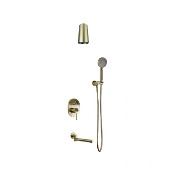 Душевая система Bronze de Luxe SCANDI 14582-501BR встраиваемая, бронза