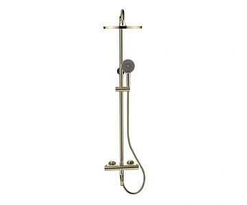 Душевая система Bronze de Luxe SCANDI 11060BR с термостатом, бронза