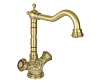 Смеситель для раковины Bronze de Luxe ROYAL 10105 бронза Смеситель для раковины Bronze de Luxe ROYAL 10105 бронза