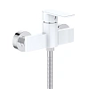 Смеситель для душа D-Lin D160363-C белый/хром Смеситель для душа D-Lin D160363-C белый/хром