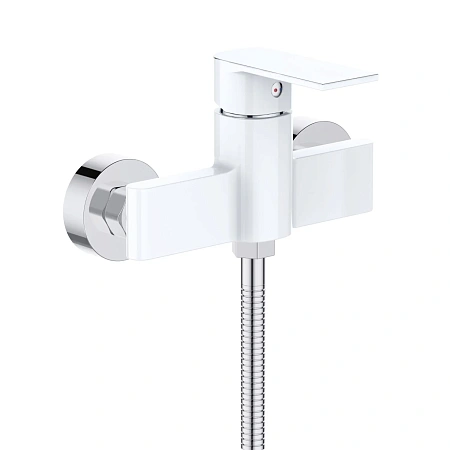 Смеситель для душа D-Lin D160363-C белый/хром Смеситель для душа D-Lin D160363-C белый/хром
