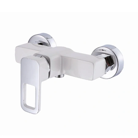 Смеситель для душа D-Lin D160366-C белый/хром Смеситель для душа D-Lin D160366-C белый/хром