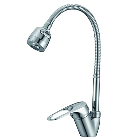 Смеситель для кухни D-Lin D150628-T с гибким изливом, хром Смеситель для кухни D-Lin D150628-T с гибким изливом, хром