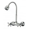 Смеситель для кухни D-Lin D142810-T настенный с гибким изливом, хром Смеситель для кухни D-Lin D142810-T настенный с гибким изливом, хром