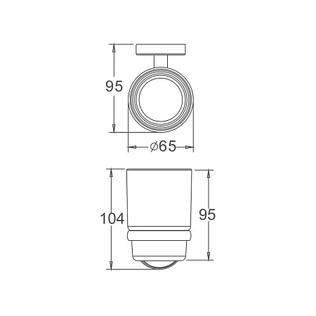 Стакан D-Lin D210111 черный Стакан D-Lin D210111 черный