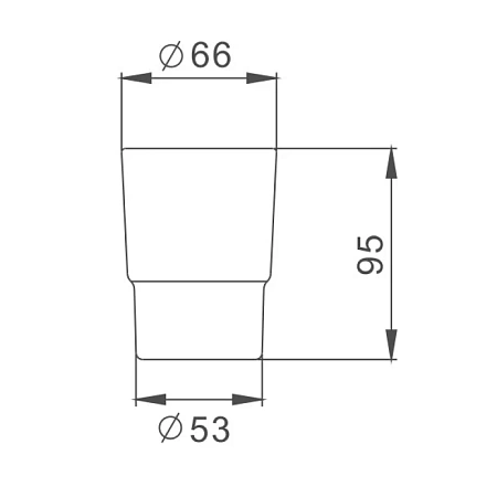 Стакан D-Lin D6002 белый Стакан D-Lin D6002 белый