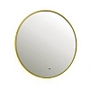 Зеркало Dreja SHINE 80х80 см 99.2049 металлическая рама золото сенсор подсветка диммер Зеркало Dreja SHINE 80х80 см 99.2049 металлическая рама золото сенсор подсветка диммер