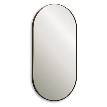 Зеркало Dreja GLOW 50х100 см 99.2036 алюминиевый профиль черный