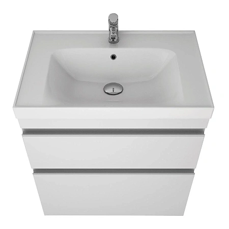 Тумба с раковиной Dreja Grace Plus 60 см 99-0904-com белый подвесная/напольная Тумба с раковиной Dreja Grace Plus 60 см 99-0904-com белый подвесная/напольная