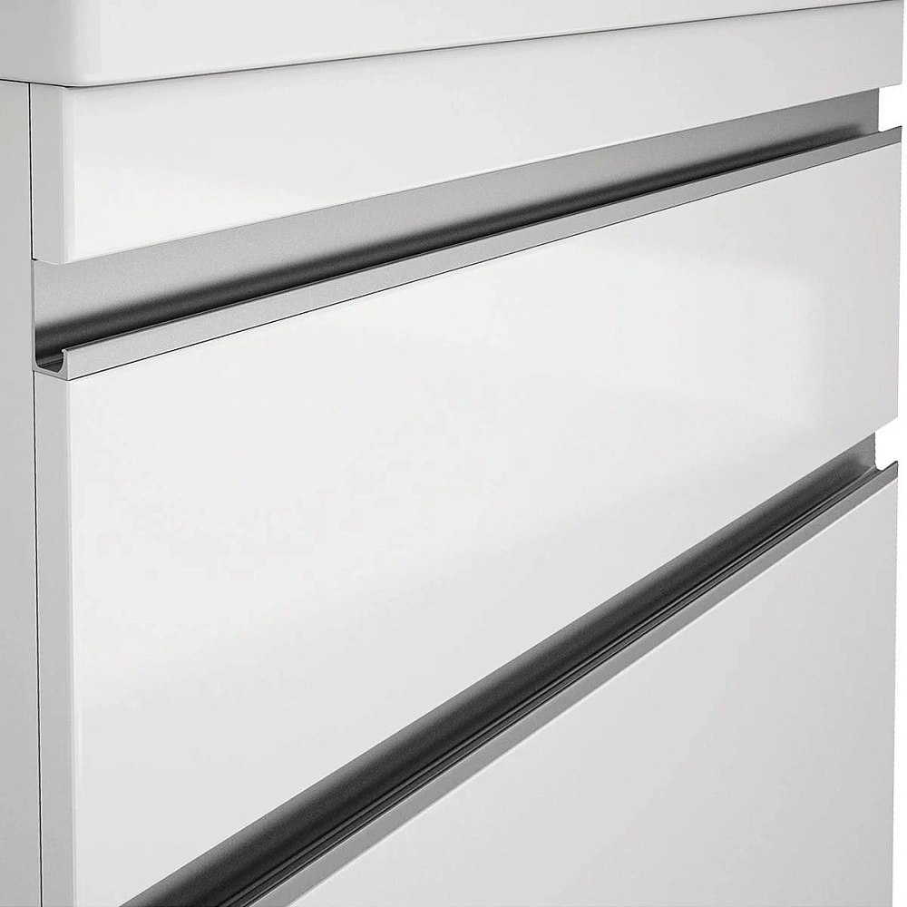 Тумба с раковиной Dreja Grace Plus 60 см 99-0904-com белый подвесная/напольная — Изображение 7