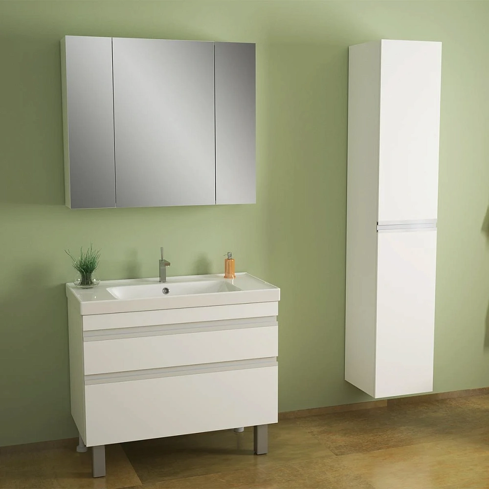 Тумба с раковиной Dreja Grace Plus 60 см 99-0904-com белый подвесная/напольная — Изображение 8