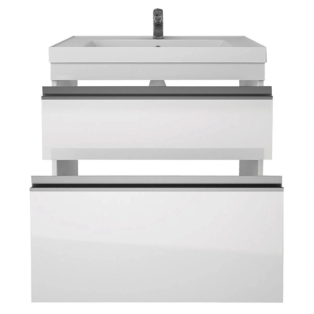 Тумба с раковиной Dreja Grace Plus 60 см 99-0904-com белый подвесная/напольная — Изображение 14