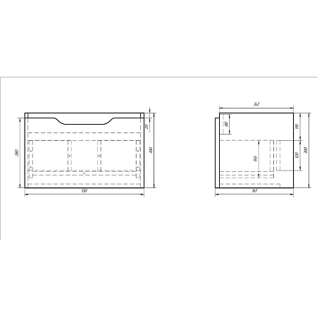 Тумба с раковиной Dreja Tiny 60 см 99-0902-com белый подвесная Тумба с раковиной Dreja Tiny 60 см 99-0902-com белый подвесная
