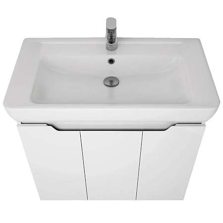Тумба с раковиной Dreja Q Plus (D) 80 см 99-1006-com белый подвесная Тумба с раковиной Dreja Q Plus (D) 80 см 99-1006-com белый подвесная