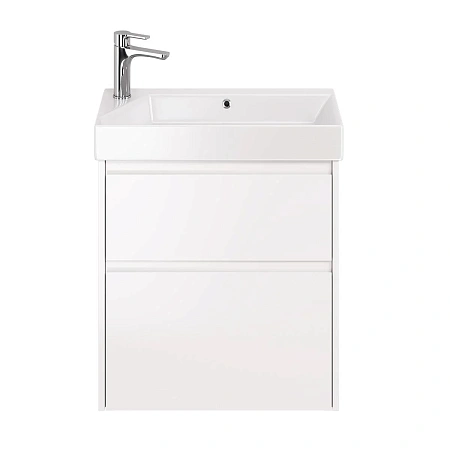 Тумба с раковиной Dreja Slim 65 см 99-0401-com белый подвесная Тумба с раковиной Dreja Slim 65 см 99-0401-com белый подвесная
