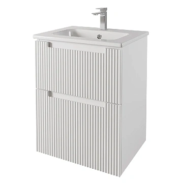 Тумба с раковиной Dreja Euphoria 60 см 99.2015-com белый подвесная