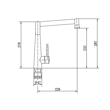 Смеситель для кухни FASHUN A54021-7 черный Смеситель для кухни FASHUN A54021-7 черный