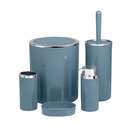 Ведро для мусора Fixsen ROUND BLUE FX-455-6 синий Ведро для мусора Fixsen ROUND BLUE FX-455-6 синий