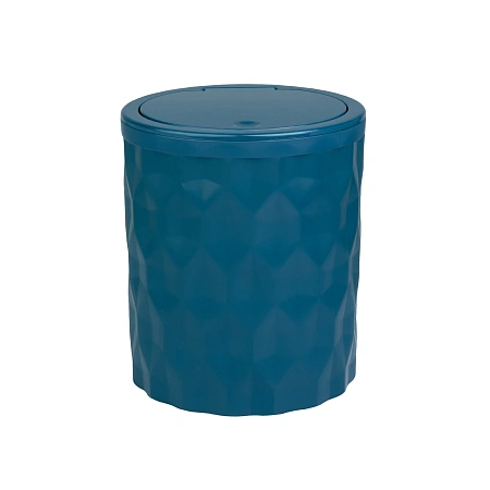 Ведро для мусора FIXSEN DIAMOND BLUE FX-465-6 темно-синий Ведро для мусора FIXSEN DIAMOND BLUE FX-465-6 темно-синий