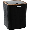 Ведро для мусора FIXSEN BLACK WOOD FX-401-6 черный/коричневый Ведро для мусора FIXSEN BLACK WOOD FX-401-6 черный/коричневый