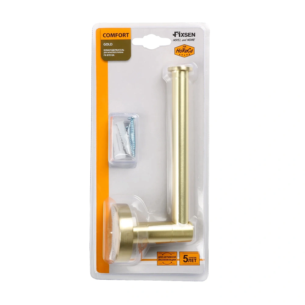 Держатель туалетной бумаги FIXSEN COMFORT GOLD FX-87010A золото матовое — Изображение 3