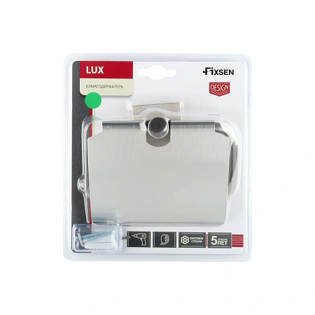 Держатель туалетной бумаги FIXSEN LUX SATIN FX-16010 сатин Держатель туалетной бумаги FIXSEN LUX SATIN FX-16010 сатин