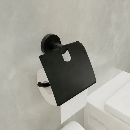 Держатель туалетной бумаги FIXSEN COMFORT BLACK FX-86010 черный Держатель туалетной бумаги FIXSEN COMFORT BLACK FX-86010 черный