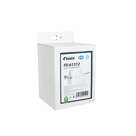 Дозатор жидкого мыла FIXSEN KVADRO FX-61312 хром Дозатор жидкого мыла FIXSEN KVADRO FX-61312 хром