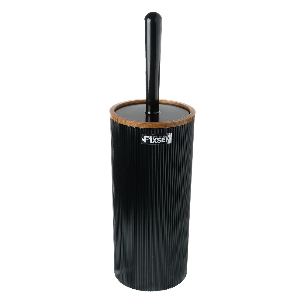 Ершик для унитаза FIXSEN BLACK BOOM FX-411-5 черный/коричневый — Изображение 1