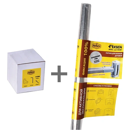 Карниз для ванны FIXSEN FX-25144 хром Карниз для ванны FIXSEN FX-25144 хром