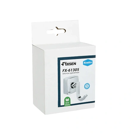 Крючок FIXSEN KVADRO FX-61305 хром Крючок FIXSEN KVADRO FX-61305 хром