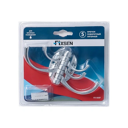 Крючок FIXSEN EQUIPMENT FX-505F хром Крючок FIXSEN EQUIPMENT FX-505F хром