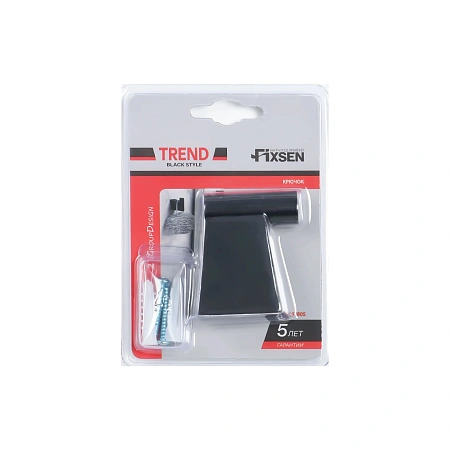 Крючок FIXSEN TREND FX-97805 черный Крючок FIXSEN TREND FX-97805 черный