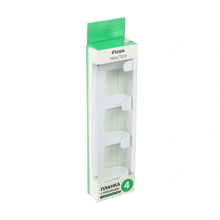 Крючок FIXSEN PRACTICA FX-805W-4 белый Крючок FIXSEN PRACTICA FX-805W-4 белый