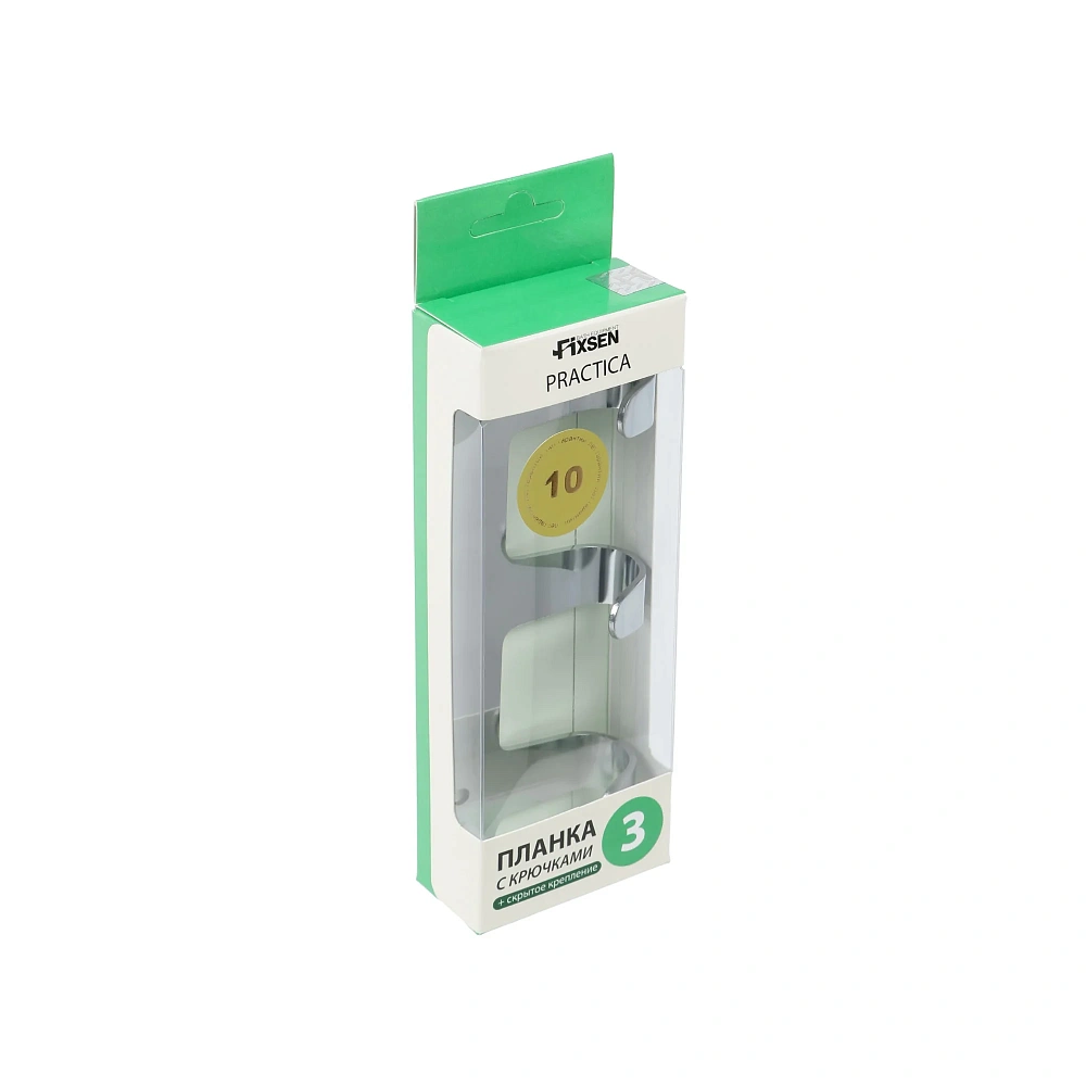 Крючок FIXSEN PRACTICA FX-805-3 хром — Изображение 3
