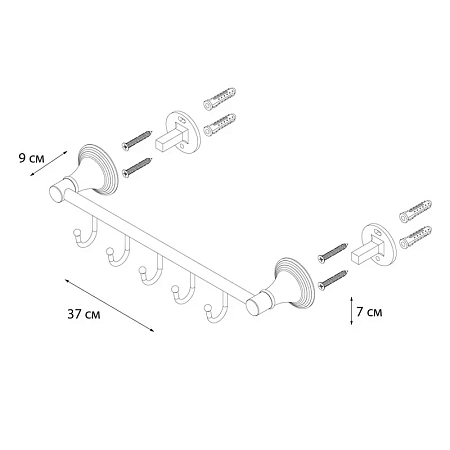 Крючок Fixsen Best FX-71605-5 Крючок Fixsen Best FX-71605-5