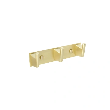 Крючок FIXSEN TREND GOLD FX-99005-3 золото матовое